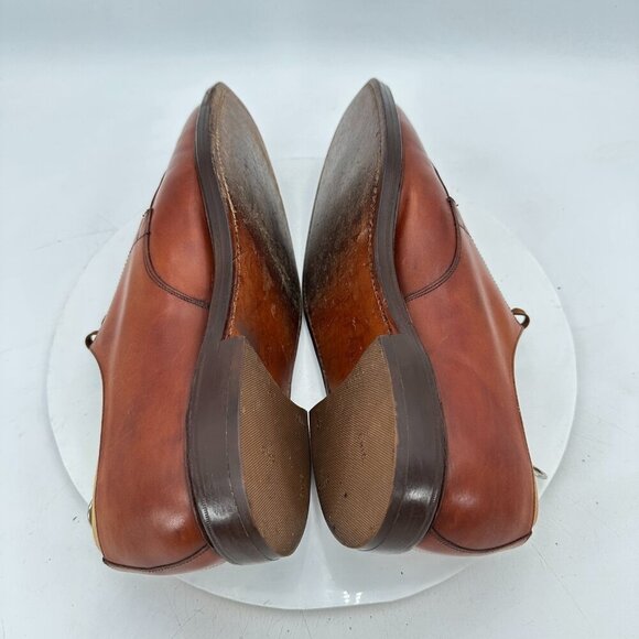 Polo Ralph Lauren Men UK 9.5 D US 10 D Brown Leather Derby England Shoe - Picture 6 of 12